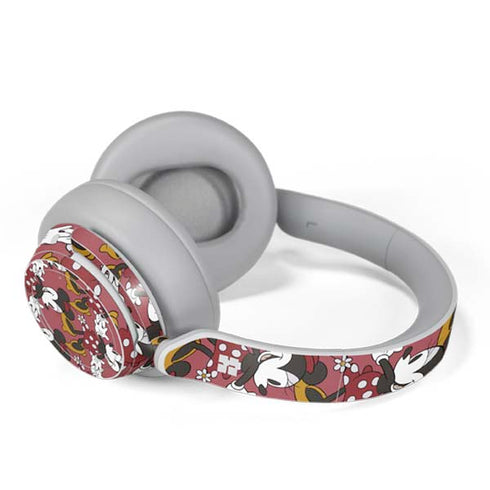 Disney Minnie Mouse Dancing Pattern Surface Headphones Skin